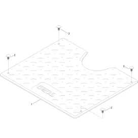 Tapis anti-vibration pour Toro MX