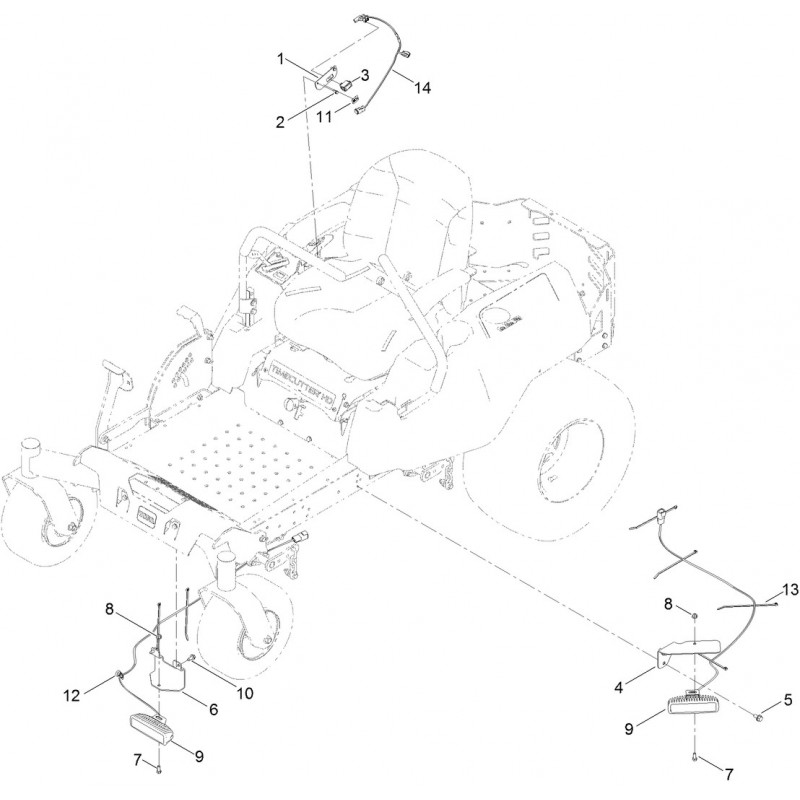 Kit éclairage LED pour Toro Titan