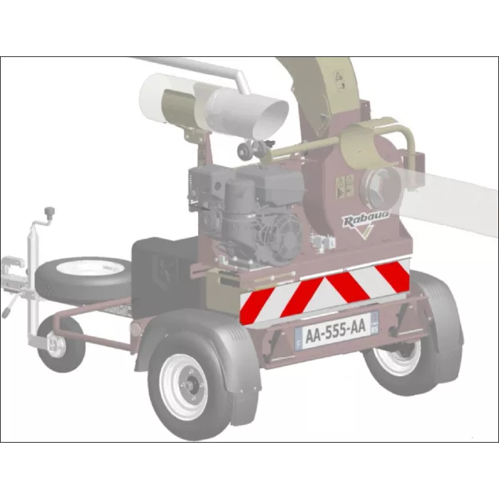 Bande retro-réfléchissantes avec support