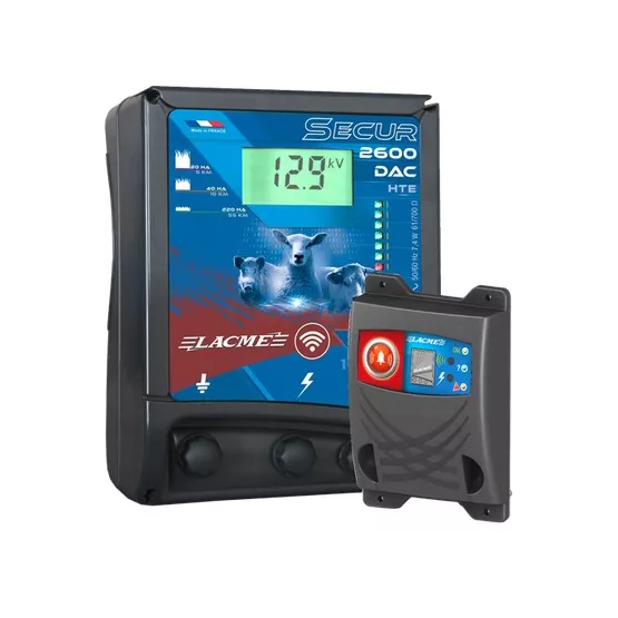 Electrificateur secteur Lacme Pack Secur 2600 DAC HTE RF