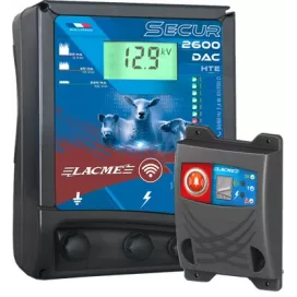 Electrificateur secteur Lacme Pack Secur 2600 DAC HTE RF