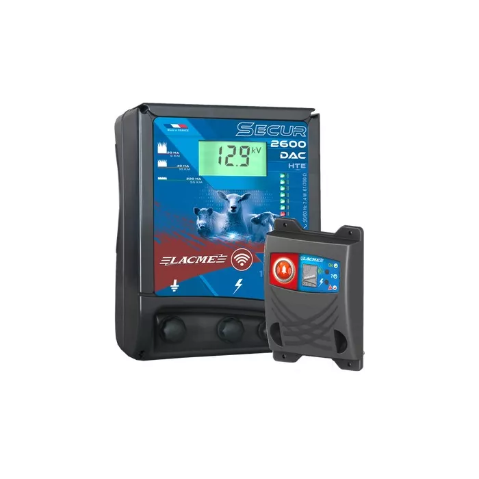 Electrificateur secteur Lacme Pack Secur 2600 DAC HTE RF