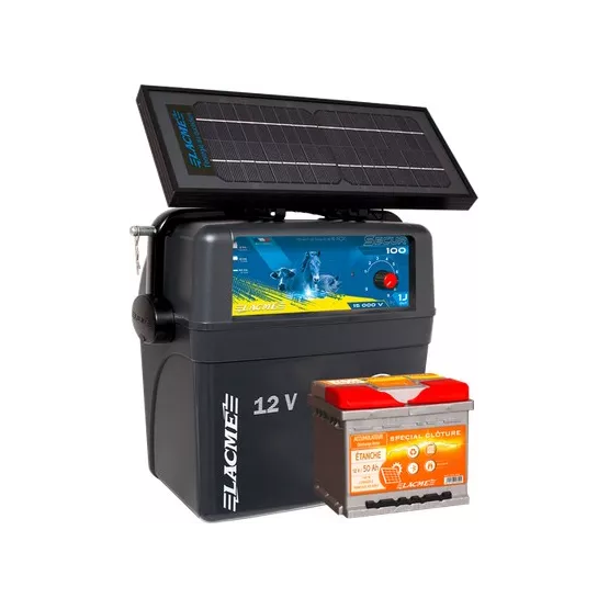 Electrificateur solaire Lacme Secur Solis 7.2W