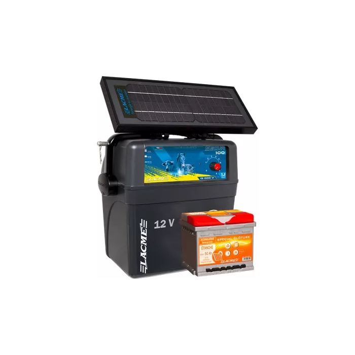 Electrificateur solaire Lacme Secur Solis 7.2W