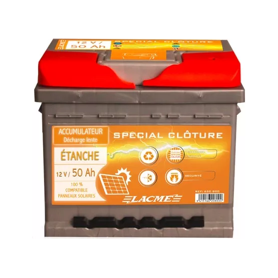 Accumulateur étanche Lacme 12V/50AH