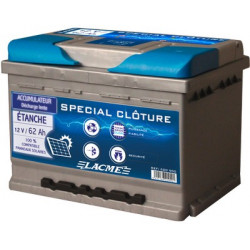 Accumulateur étanche Lacme 12V/62AH