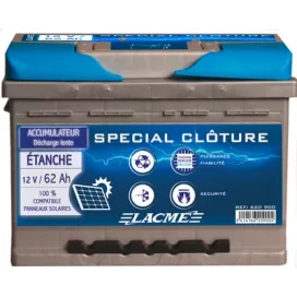 Accumulateur étanche Lacme 12V/62AH