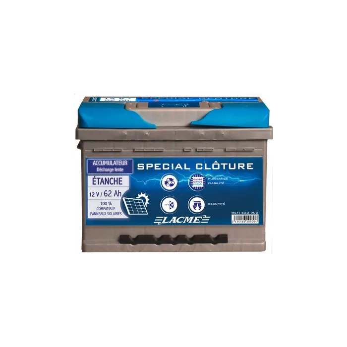 Accumulateur étanche Lacme 12V/62AH