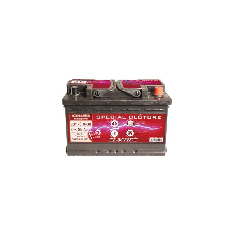 Accumulateur semi-étanche Lacme 12V/85AH