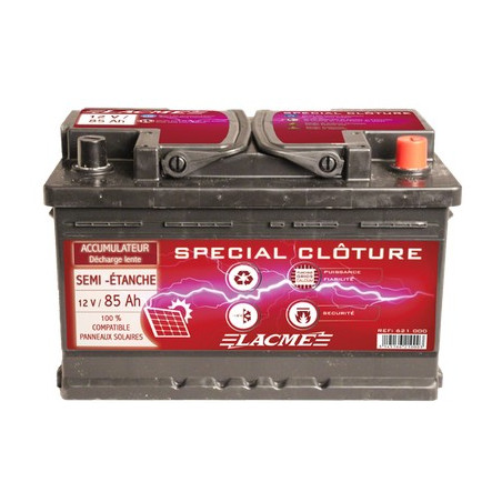 Accumulateur semi-étanche Lacme 12V/85AH