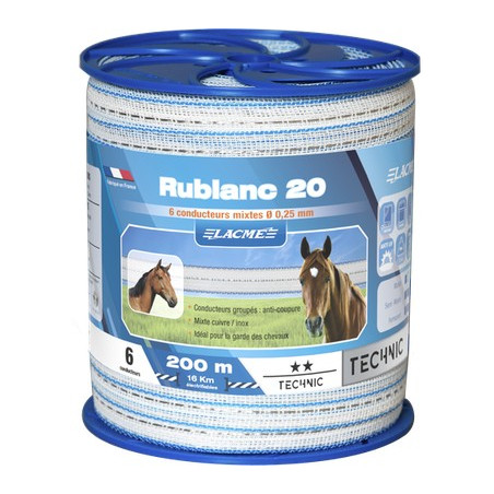 Ruban Lacme RUBLANC 20 - 200Mx20MM