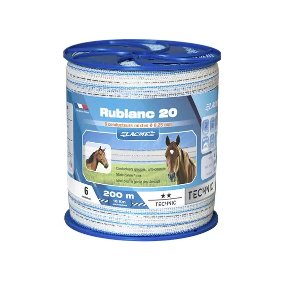 Ruban Lacme RUBLANC 20 - 200Mx20MM