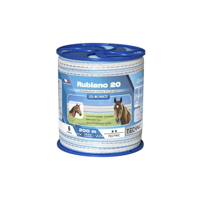 Ruban Lacme RUBLANC 20 - 200Mx20MM
