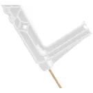 Piquet ISOPOST 110 - 90 cm - Blanc (Lot de 10)