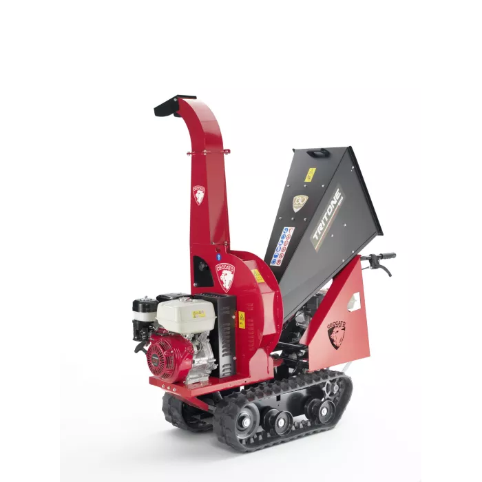 Ceccato Tritone Big Cingo - Broyeur autotracté à chenilles sur brou...