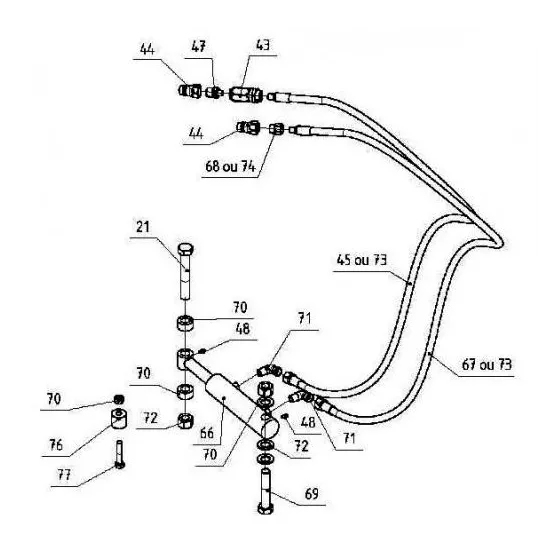 Kit orientation hydraulique LNAV
