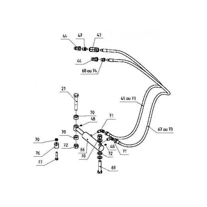 Kit orientation hydraulique LNAV