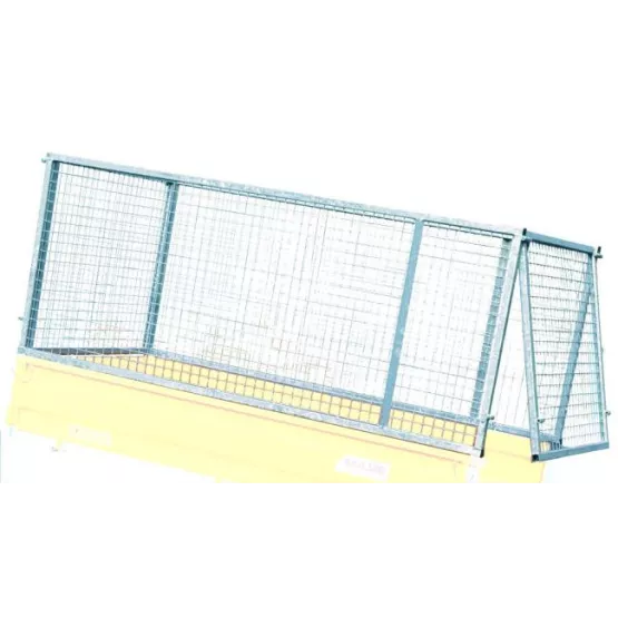 Jeu de rehausses grillagées 250 x 130 x 100