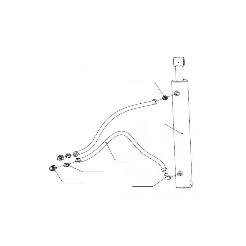 Vérin hydraulique pour auto-chargement