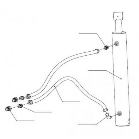 Vérin hydraulique pour auto-chargement