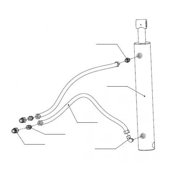 Vérin hydraulique pour auto-chargement