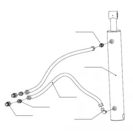 Vérin hydraulique pour auto-chargement