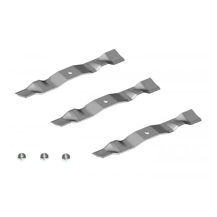 Jeu de lames + écrous