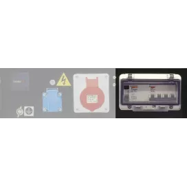 Coffre incluant interrupteur différentiel, disjoncteur thermique et compteur horaire