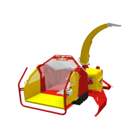 Broyeur de branches sur tracteur - avec tapis