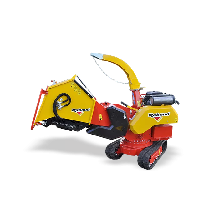 Broyeur de branches sur chenilles