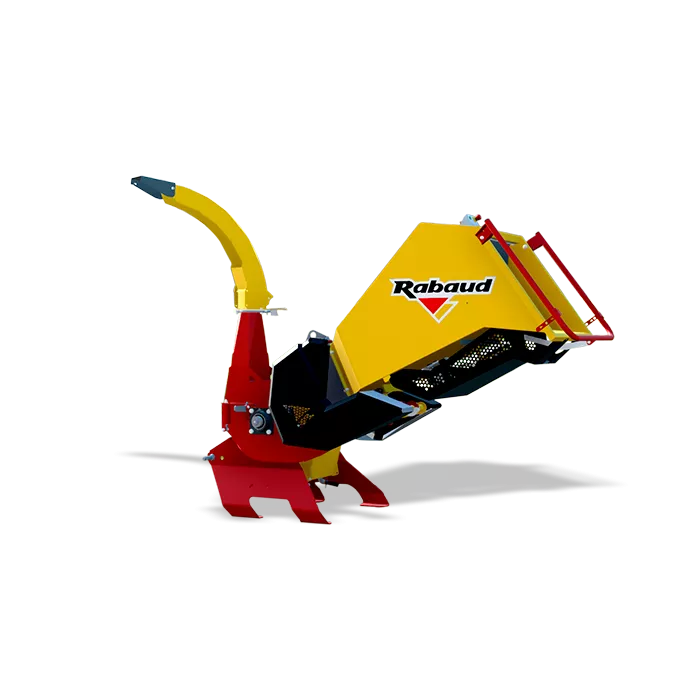 Broyeur de branches sur tracteur