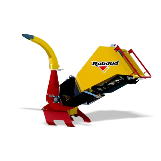 Broyeur de branches sur tracteur