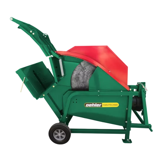 Scie circulaire à bascule sur prise de force