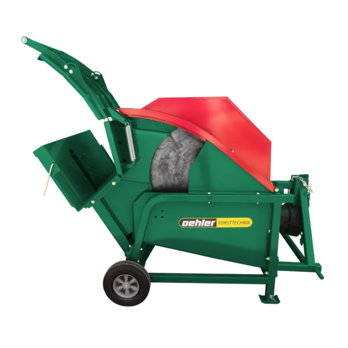 Scie circulaire à bascule sur prise de force