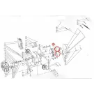 Ceccato 50011 - Paire de couteaux centraux pour broyeur Ceccato Tri...