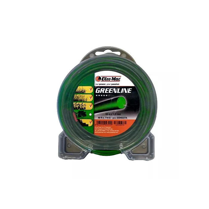 Fil nylon Oleo-Mac Green Line 15m