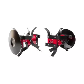 Outils rotatifs standards complets pour motobineuse FJ 500 SER, FJ 500 DE/DER (6 couronnes, 0,65m avec disques) 