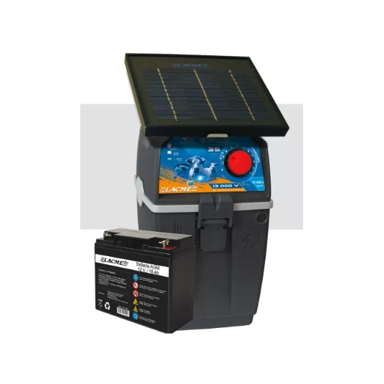 Lacme Secur 35 - Solaire - Electrificateur à pile