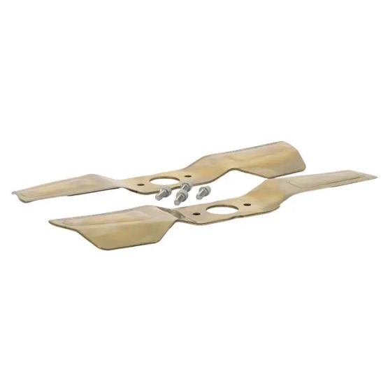Lames plates avec vis pour module de tonte Yarbo - lot de 2 