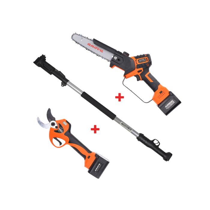 Anova TPB4004 - Kit sécateur + tronçonneuse + rallonge à batterie