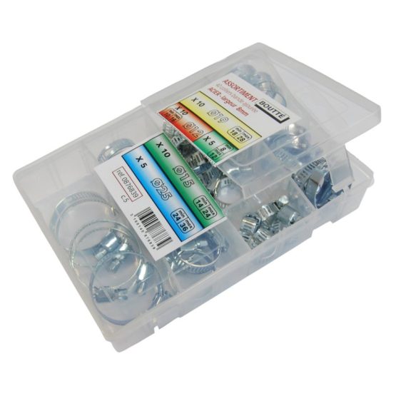 Boutté BOITE CS - Boîte d'assortiment de collier en acier 8 mm