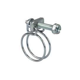 Boutté CFF27 - Sachet de 2 collier double fil acier - Diam. 19-22