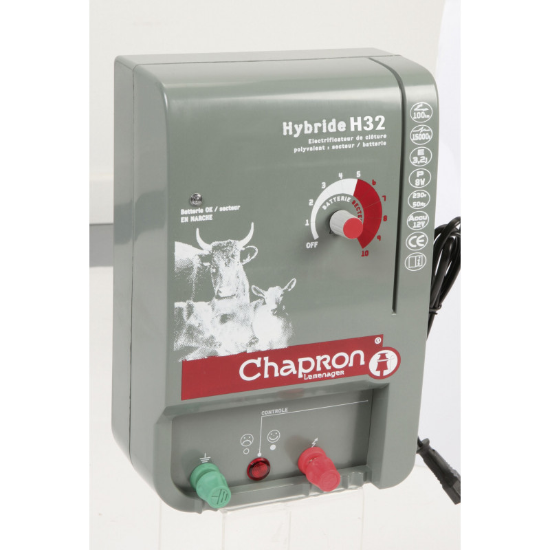 Chapron Lemenager H32 - Electrificateur combiné 230V / 12V