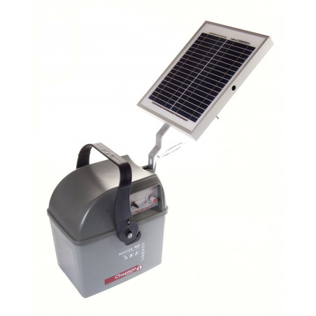 Electrificateur solaire Secur Sun 25 W avec batterie 62 Ah Lacmé