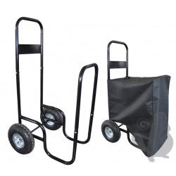 Chariot porte bûches