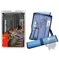 Kit d'affutage complet avec sacoche de transport