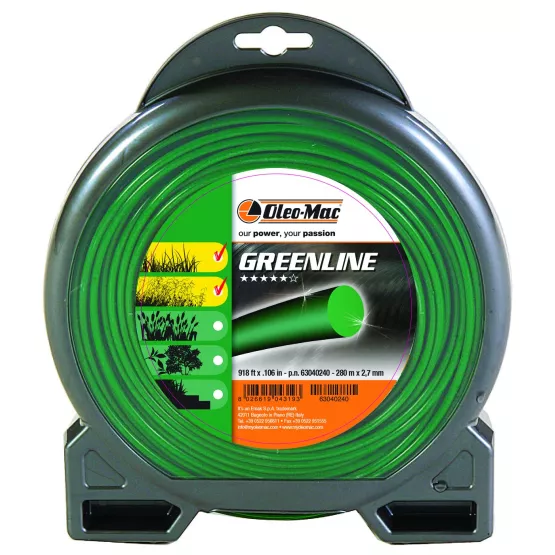 Fil nylon Oleo-Mac Green Line 15m