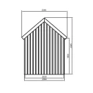 Abri de jardin Solid Traditional Oleron S8717