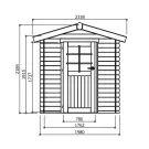 Abri de jardin Solid Traditional Essen S8601