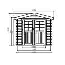 Fiche Modèle - Abri de jardin Solid Traditional Dresden S8602